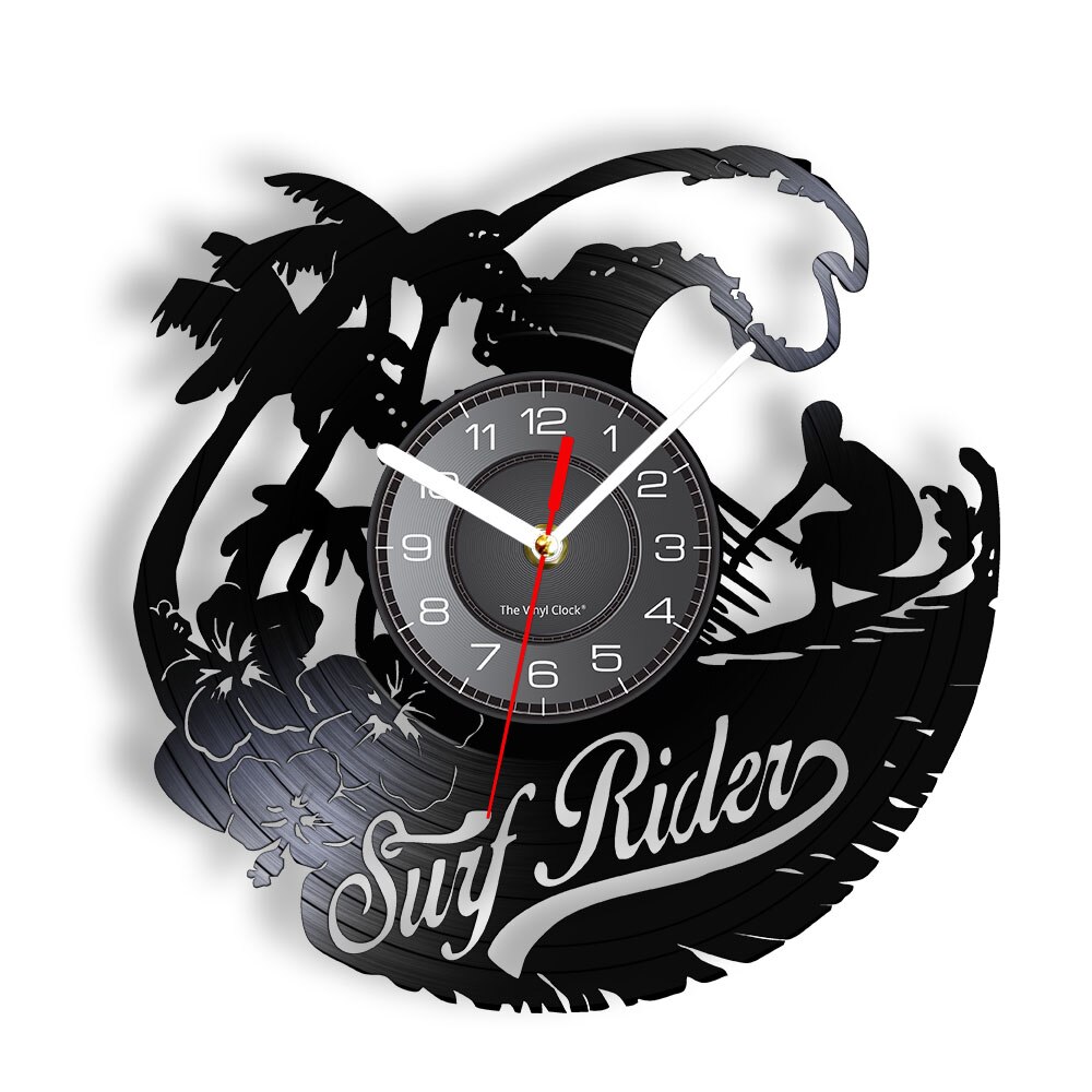 

Surf Rider LP Fo - Vinyl Record Wall Clock - Without LED, 501 Original