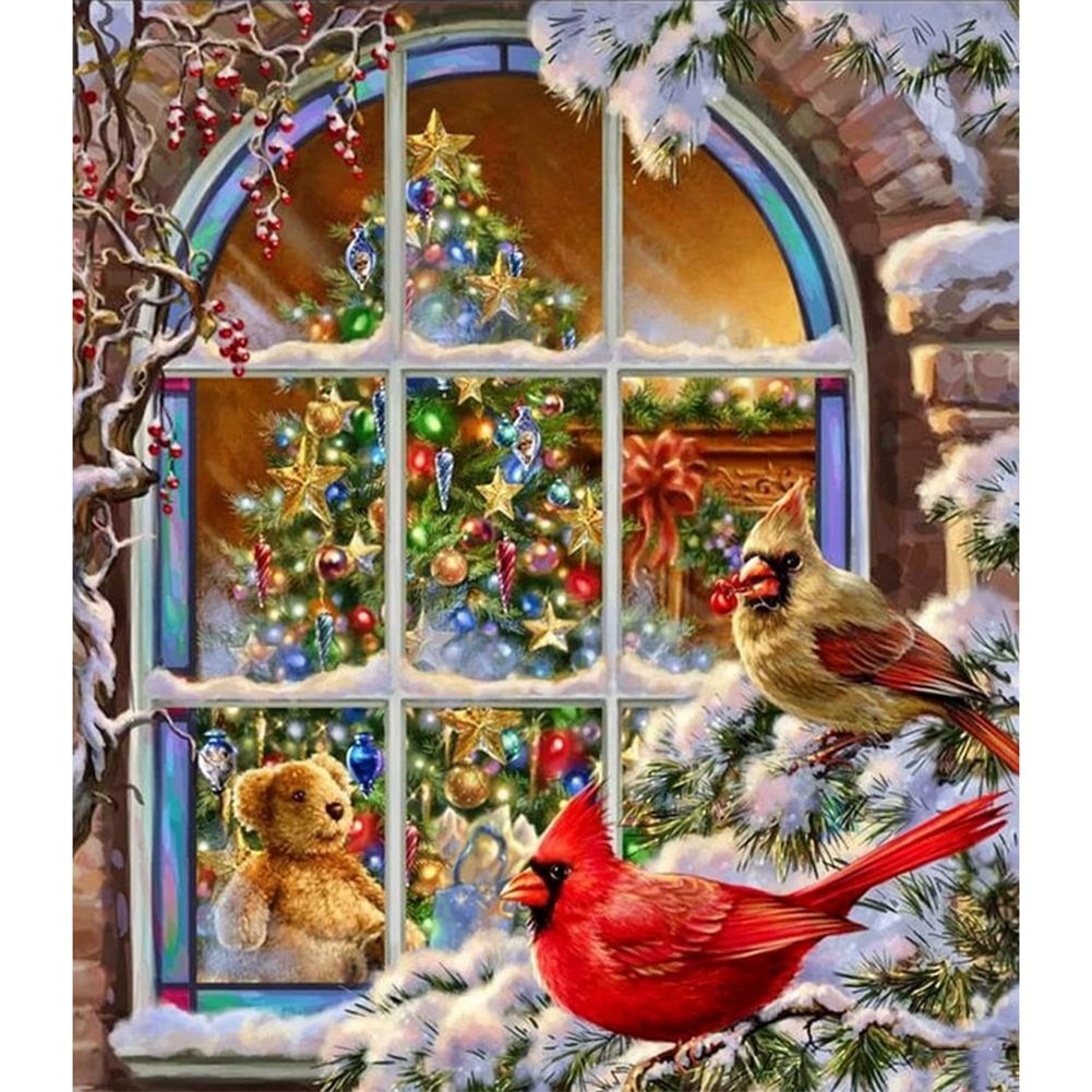 Paint By Number - Christmas Windows