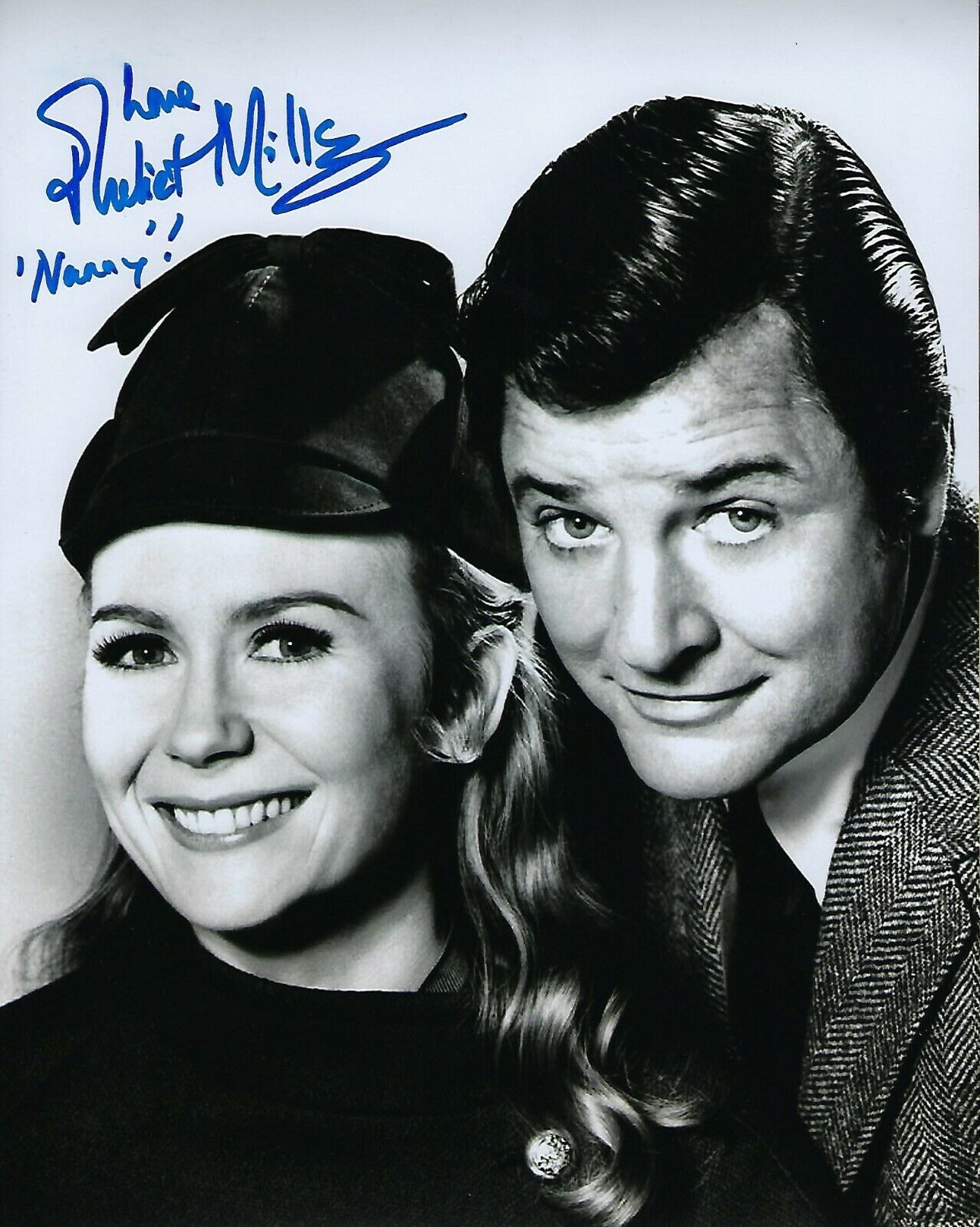 GFA Nanny and the Professor * JULIET MILLS * Signed 8x10 Photo Poster painting J2 COA