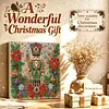 Christmas DIY Special Shape Diamond Painting Pearl Art With Inner Frame Kit 25x25cm(Nutcracker)