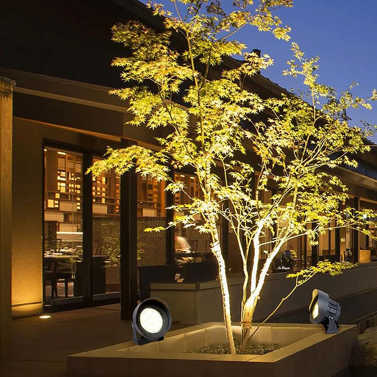 Outdoor Ground Fixed LED Spot Lights Waterproof Landscape Lighting for Villa Courtyard - Appledas