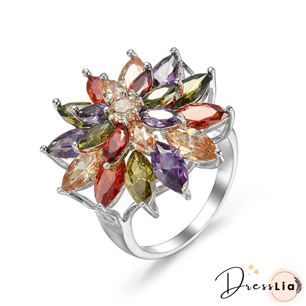 925 Sterling Silver Sapphire Rings for Women New Model Fashion Jewelry Zircon Horse Eye Rings Wedding Jewelry Engagement Diamond Rings