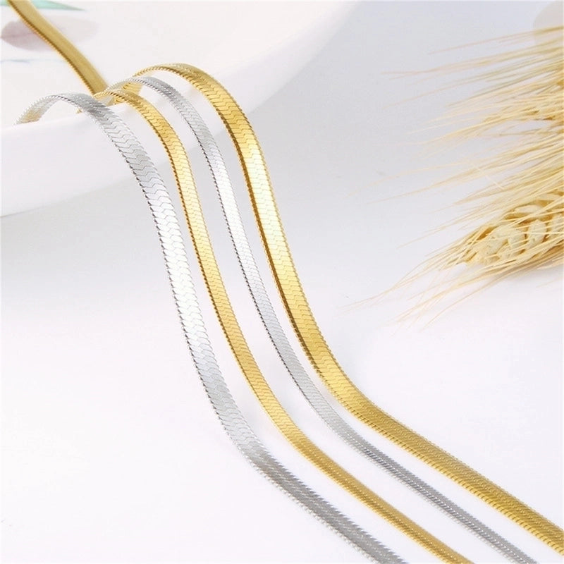 Casual Elegant Minimalist Solid Color 304 Stainless Steel 18K Gold Plated Necklace