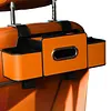 Car Back Seat Organizer with Cup Holder Tissue Box and Hooks Travel Accessories
