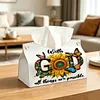 Diamond Painting PU Sunflower Saying Tissue Box Tissue Holder