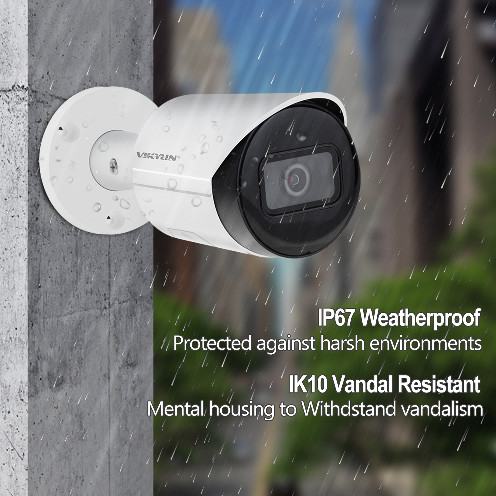 Vikylin VD-2FS81-S 8MP Fixed-Focal IP Camera