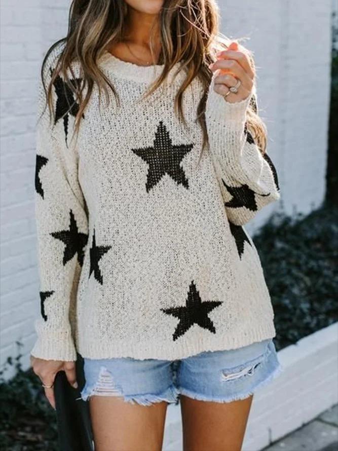 Long Sleeve Star Sweater