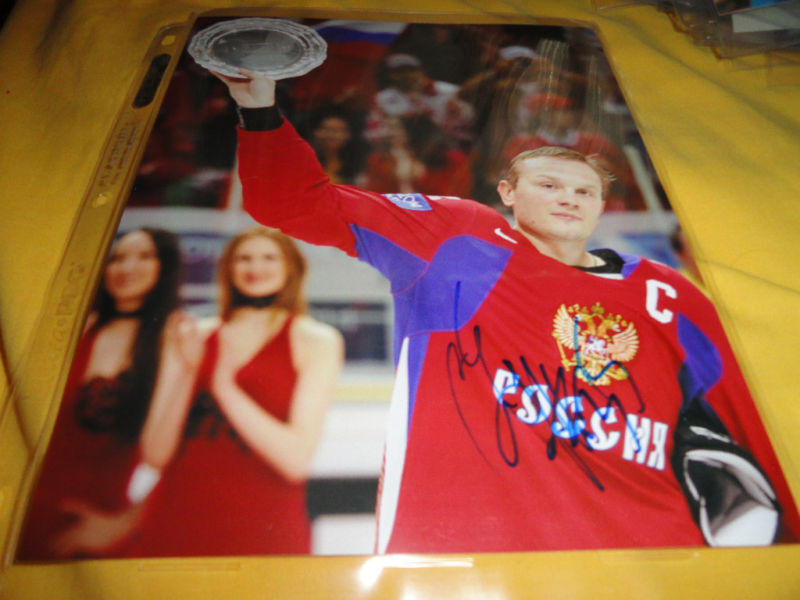 Russia Ottawa Senators Sergei Gonchar Autographed 8x10 Photo Poster painting COA