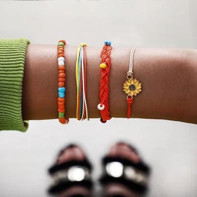 Women plus size clothing Bohemian Bracelets Set Wholesale Cheap Jewelry-Nordswear