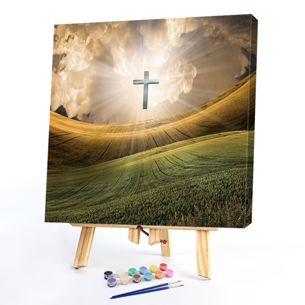 

40*40CM - Paint By Numbers - Sun Cross, 501 Original