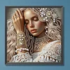 Lady Beauty - speziell geformtes Diamond Painting - 30*30cm