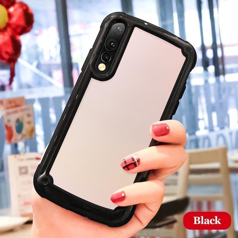 High Appearance Fashion Hard Silicone Airbag Drop Protection Full Coverage Case for Huawei Mate 20Pro P20 P20Pro P20Lite Nova 3i