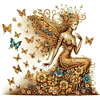 (Multi-Style)Hummingbird Butterfly Girl-Partial Special Shaped Diamond Painting 30*30CM