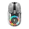 Reactor Bluetooth Transparent Rechargeable Dual - Mode RGB Ergonomic Bluetooth Mouse