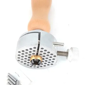 pornhint Pornhint Premium Universal Work Holder Vice - Wooden Handle - Peg Clamp - Jewelry Making Tools