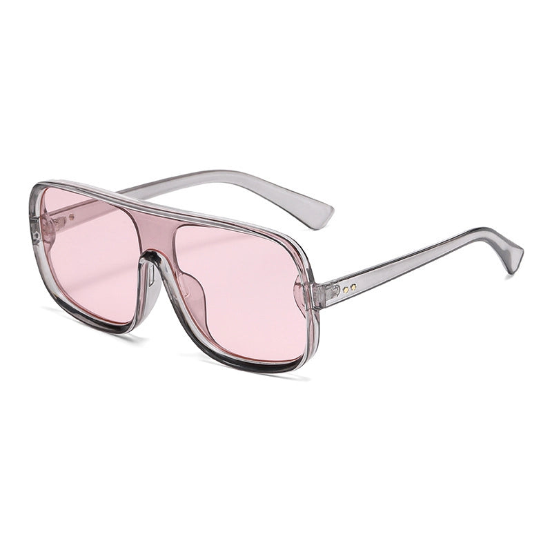 Casual Elegant Minimalist Solid Color Ac Special-Shaped Mirror Full Frame Women’s Sunglasses