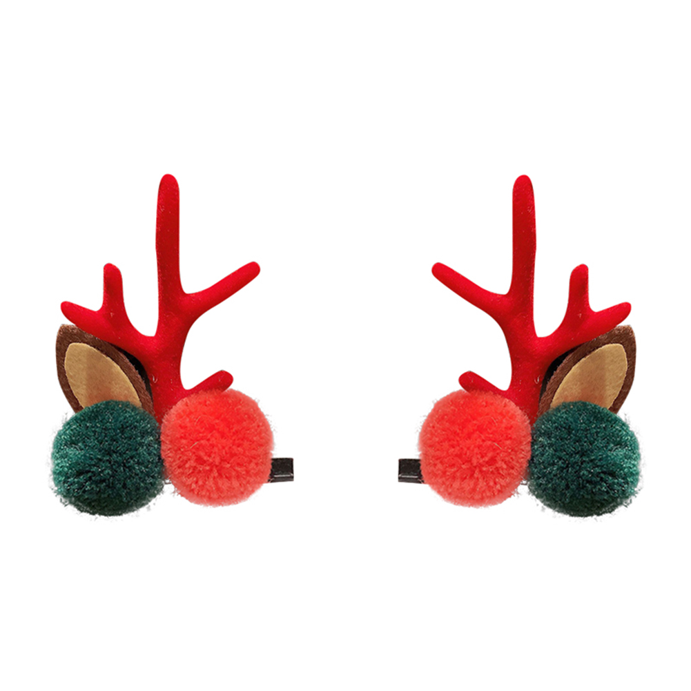 

1 Pair Korean Christmas Antler Hair Clip Women Kid Hairpin Hair Accessories, 501 Original