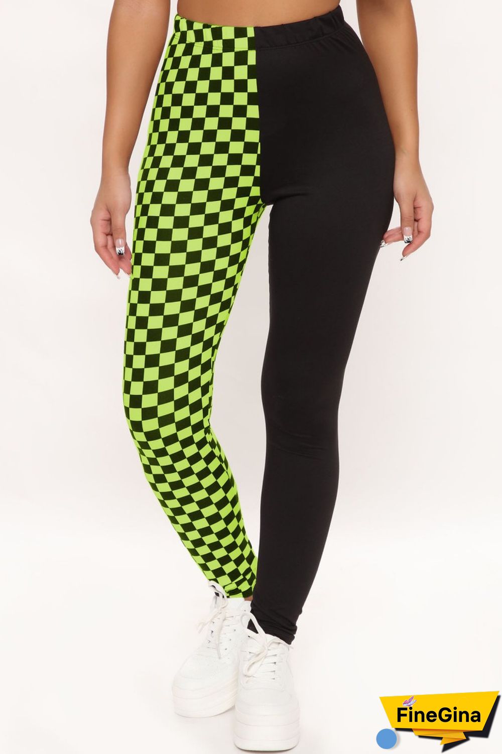 Black Casual Plaid Print Patchwork Regular High Waist Pencil Patchwork Trousers