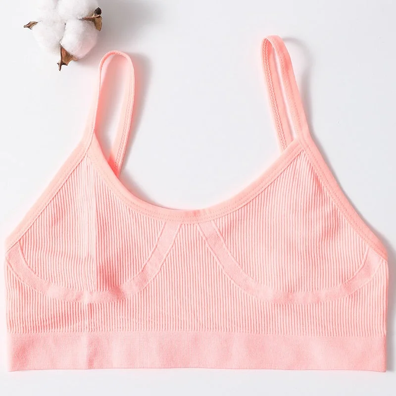 Women Sexy Crop Tops Bra Tube Top Female Streetwear Bandeau Sleeveless Seamless Sports Bra Crop Top Camis Tee Top Basic Tank