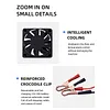 12V/24V Car Battery Charger with Cable Clamps & LCD Display Automatic Chargers and Maintainer for Car Motorcycle Lawn Mower