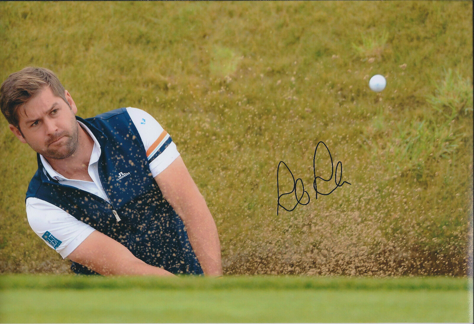 Robert Rock SIGNED Autograph Photo Poster painting AFTAL COA Golf Irish Open Maynooth IRELAND