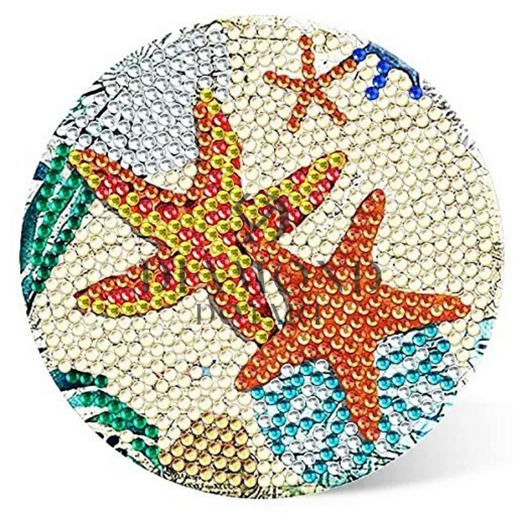 🔥LAST DAY 80% OFF-DIY Marine B Diamond Painting Coasters