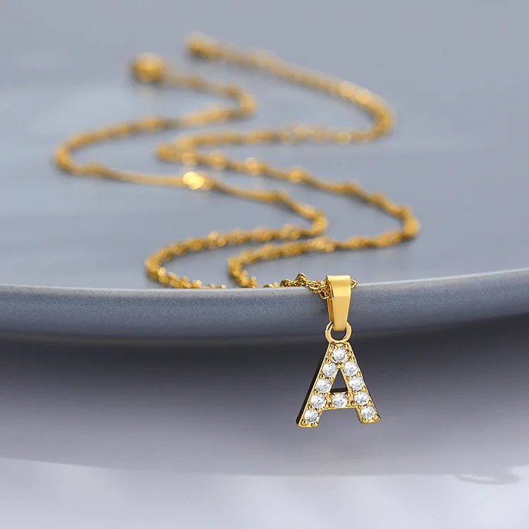 Cuban Initial Necklace