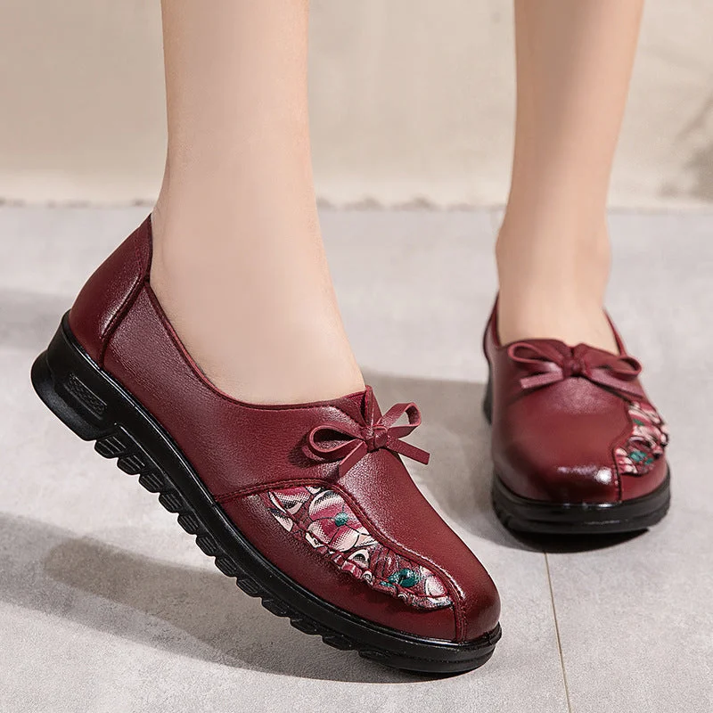 🔥Flat-Bottom National Style Simple And Light Single Shoe