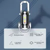 COB LED Keychain Flashlight Multifunctional Pocket Flashlight for Camping Hiking