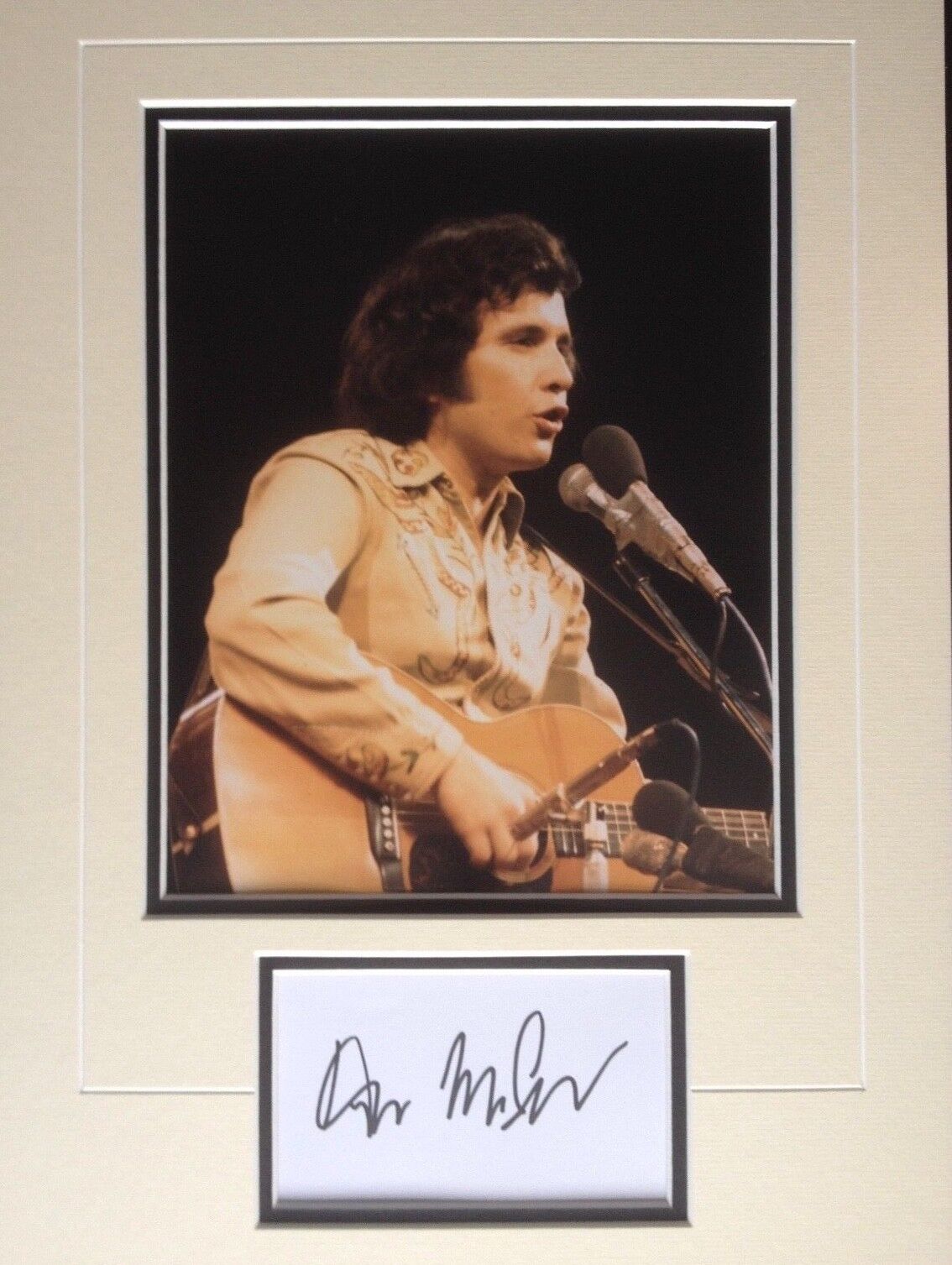 DON McLEAN - AMERICAN PIE SINGER - STUNNING SIGNED COLOUR Photo Poster painting DISPLAY