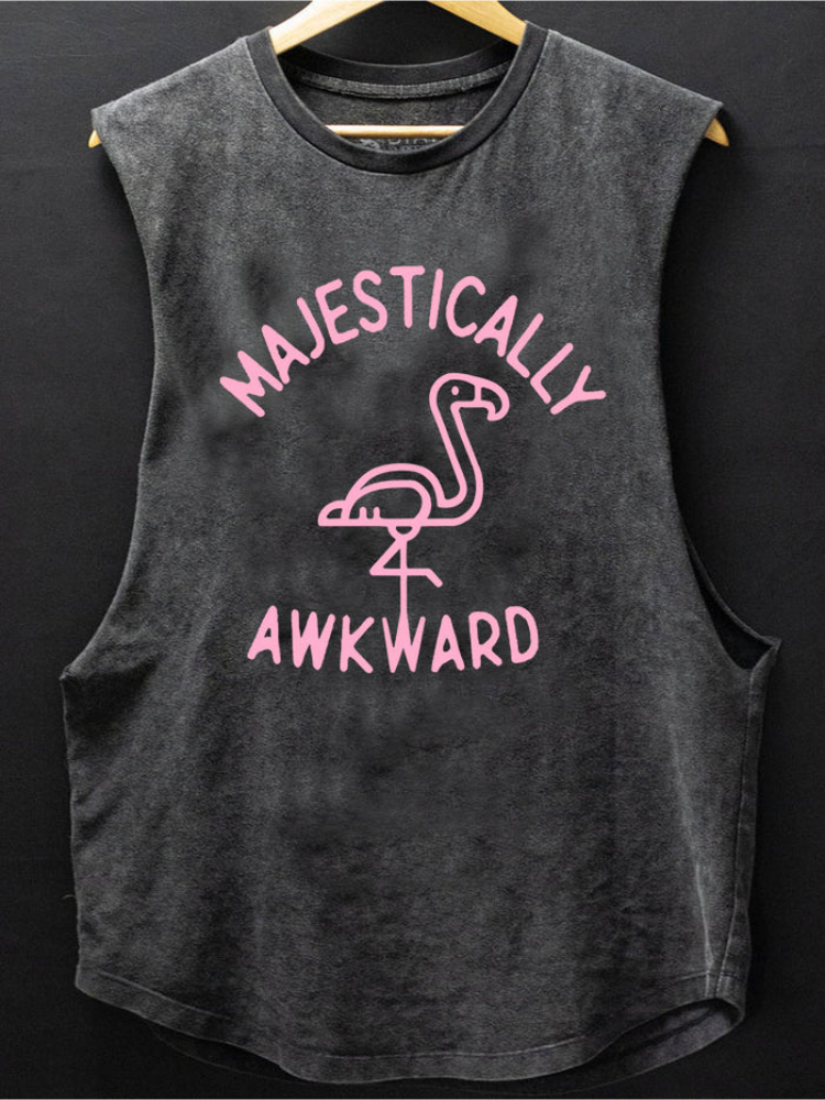 Majestically Awkward Scoop Bottom Cotton Tank / Rvogue / Rvogue