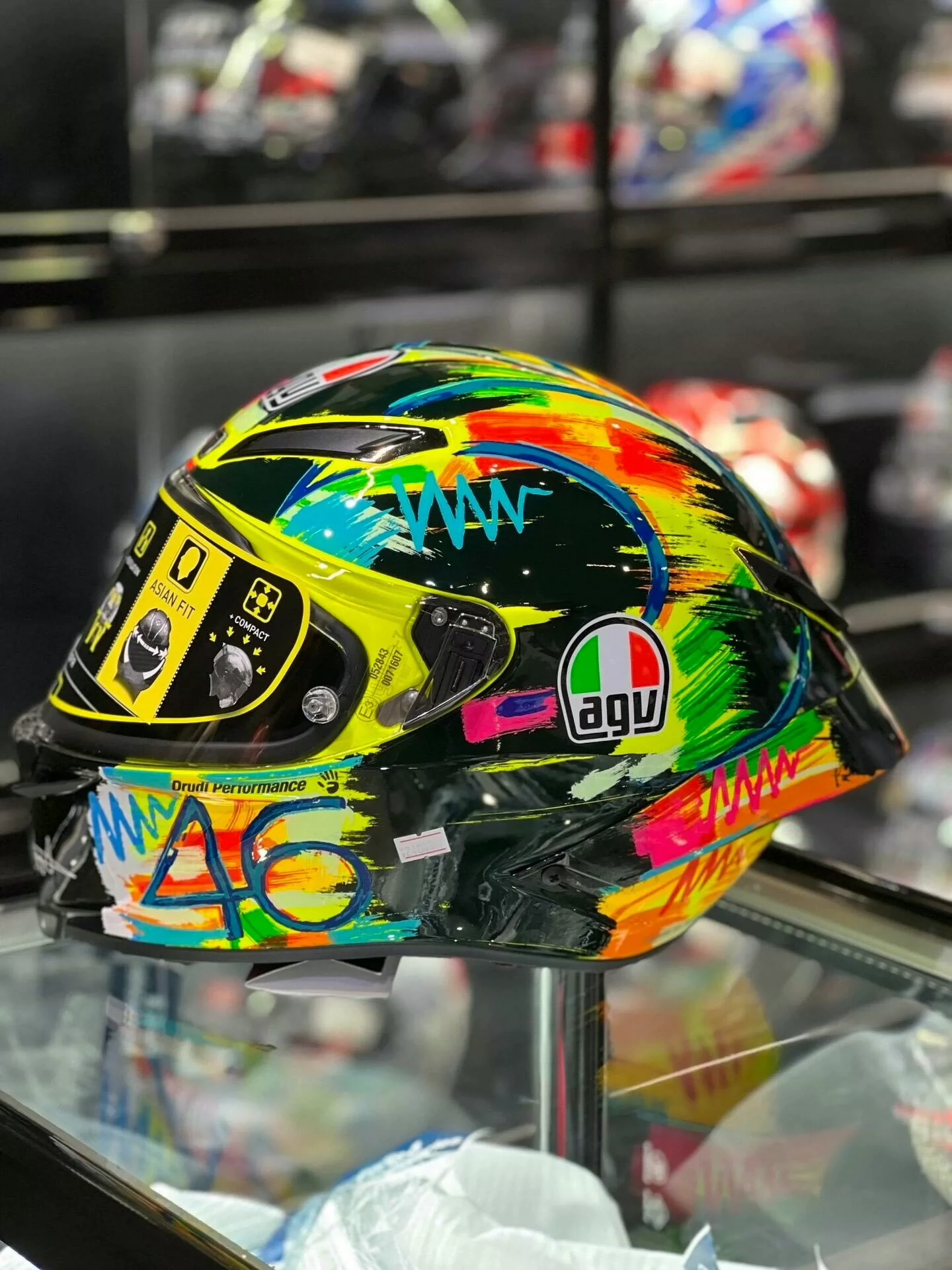 AGV Pista gprr full face helmet graffiti