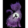 11CT Witch Cat - Stamped Cross Stitch Kits