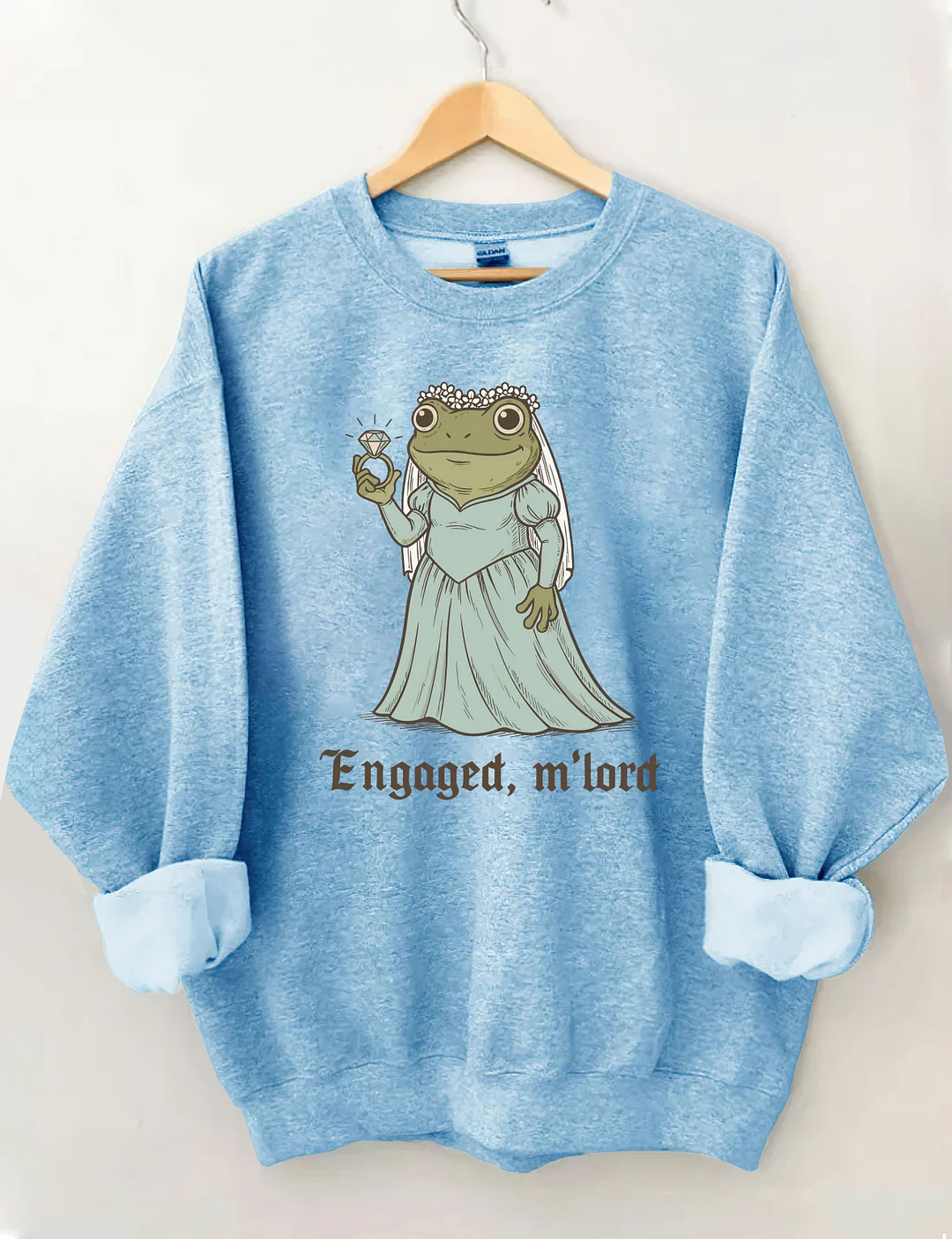 Funny Frog Engagement Sweatshirt