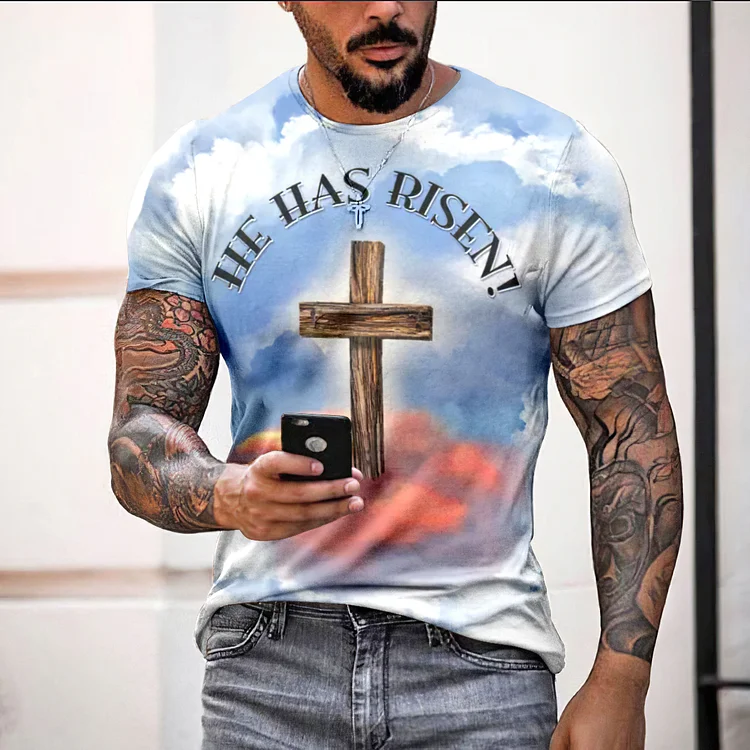 Men'S Easter Faith Fashion Trend T-Shirt