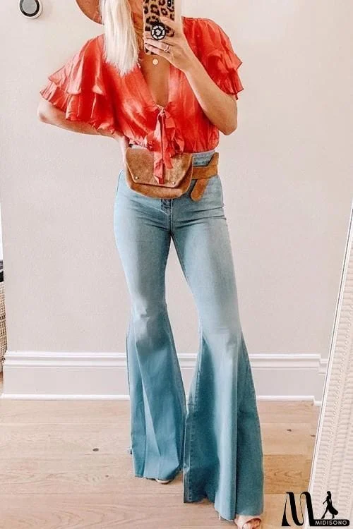 MidiSono - High Waist Flares Jeans