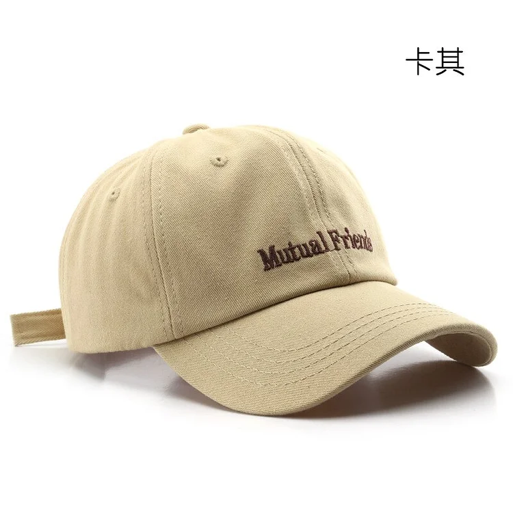 2023 Womens Vintage Letter Embroidered Curved Eave Baseball Cap OutdoorSports Sunscreen and Sunshade Personalized Cap