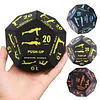 12 Sided Fitness Action Choice Dice Lightweight & Versatile Movement Training Dice Balance & Strength Improvement Interactive Number Dices for Gym Workouts & Yoga Exercise
