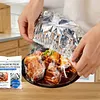 Reusable Aluminum Foil Food Covers Elastic Bowl Covers Fits Various Dish Shapes Food Warmers for Home Dining Parties Outdoor Picnics