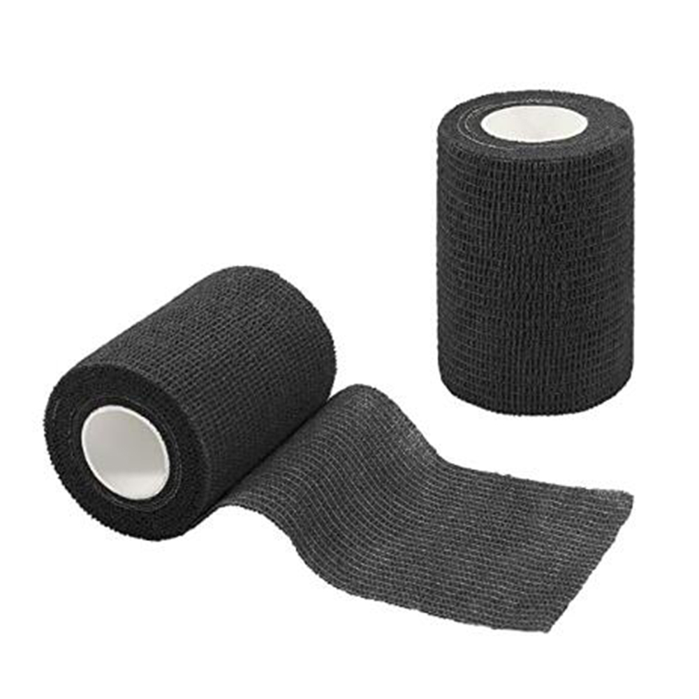 

Elastic Knee Ankle Non-woven Wrap Tape 7.5cm Self-adhesive Bandage (Black), 501 Original