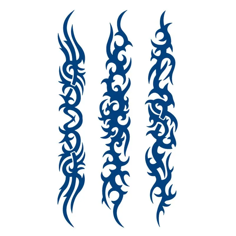 Semi-permanent Waterproof Temporary Tattoos Sun Star Moon Body Art Tattoo Sticker Full Fake Tatoo Women Men