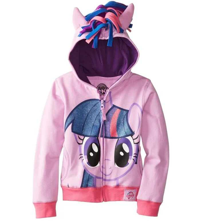 Girls Jackets My Children Hoodies Sweatshirt Baby Little Pony Clothing Girl Spring Autumn Jacket Coat Kids Casual hood Outwear