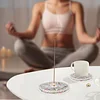 4pcs DIY Diamond Painting Incense Tray Incense Burner Stick Holder (Mandala)