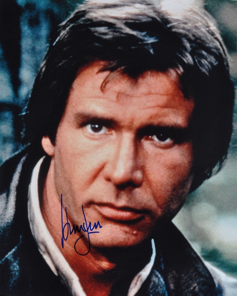 HARRISON FORD Stars Wars Signed Photo Poster painting wCOA