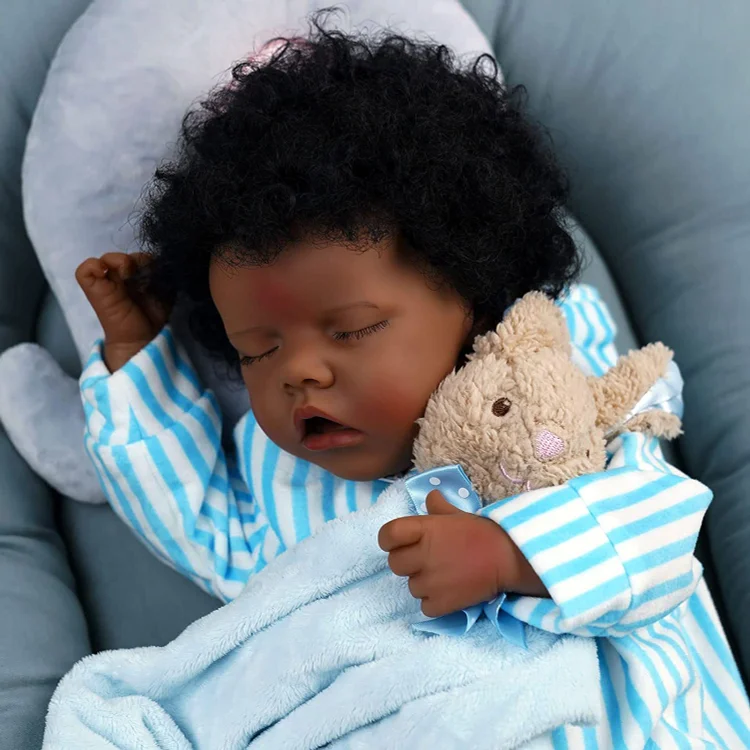  JIZHI Lifelike Reborn Baby Dolls - 18-Inch Realistic-Newborn  Baby Dolls Boy Soft Body Real Life Baby Dolls with Blue Pajamas Feeding Kit  for Kids Age 3+ & Collection : Toys 