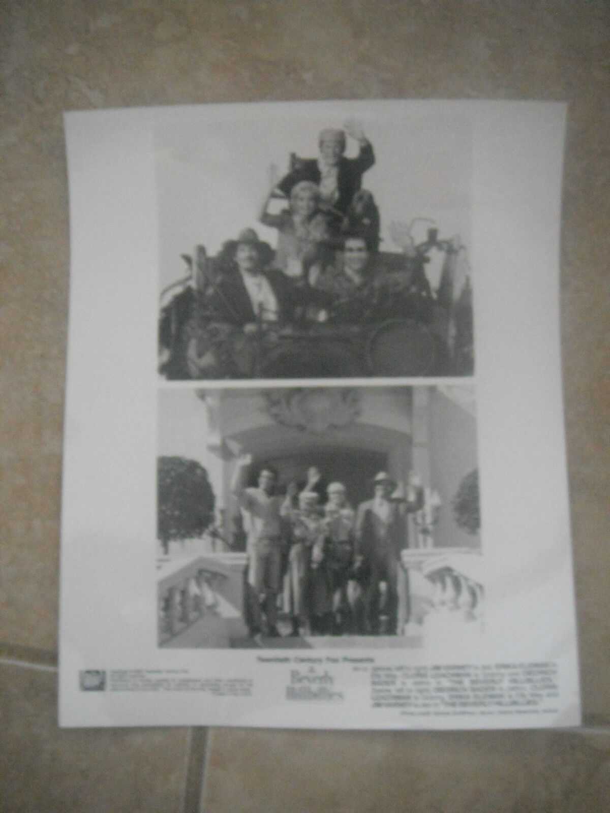 Beverly Hillbillies Leachman Varney Eleniak Bade B&W 8x10 Promo Photo Poster painting Lobby Card