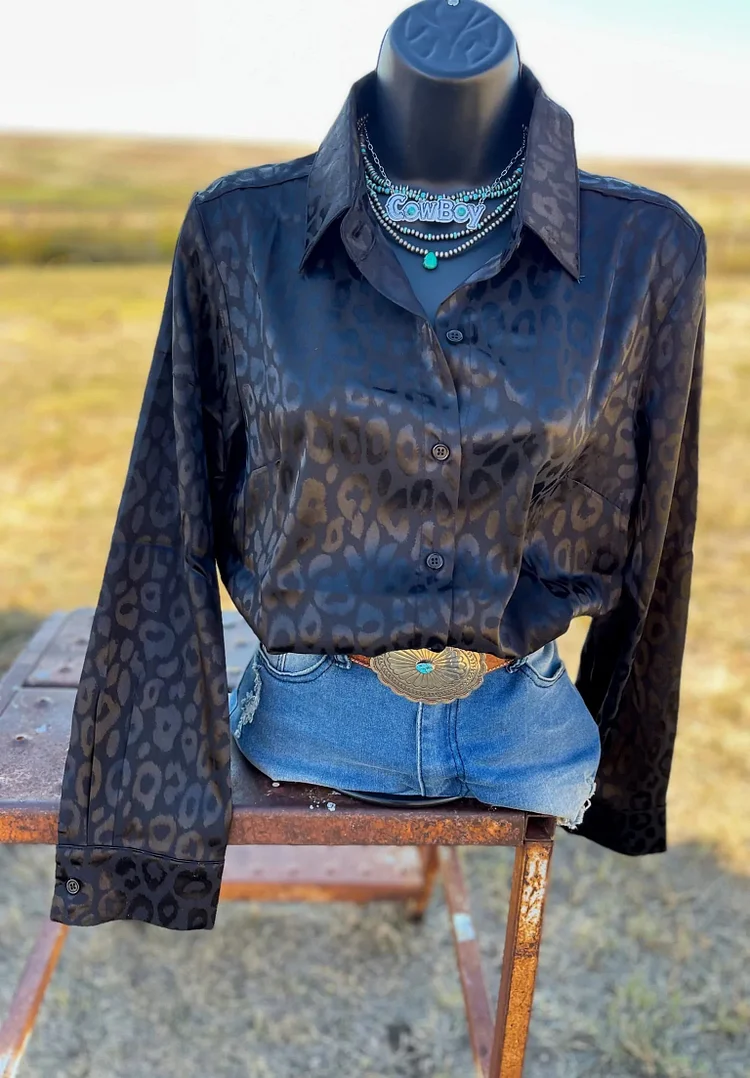 Women's Leopard Print Shirt