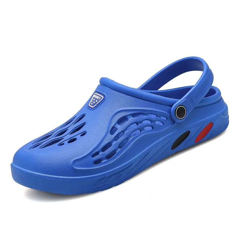 2021 Men Sandals Summer Casual Shoes Soft Mesh Couple Beach Slippers Men Swimming Sandal Comfort Flip-flops Slipper Women Black