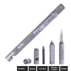 Black Technology Multifunctional Tactical Pen Fire Stick | Knife | Whistle | Compass | Window Breaker | Flashlight | Ballpoint Pen Portable Outdoor Self-Defense Supplies Wilderness Survival Equipment
