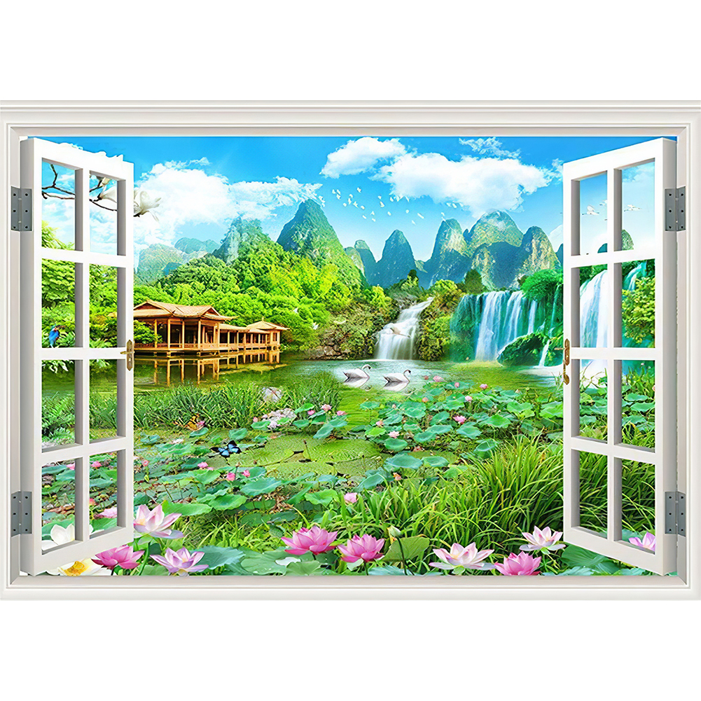 

Window View - Round Drill Diamond Painting - 40*30CM, 501 Original
